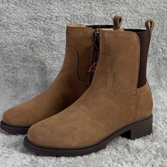 Blondo Coppa Waterproof Ankle Boot Brown Suede Women's Size 8 - Picture 2 of 8